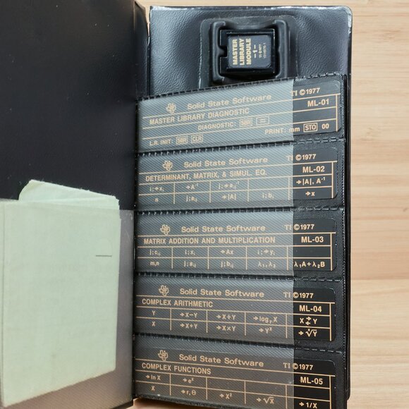 TI-58 TI-59 Solid State Software Master Library / Diagnostics Modules / Vintage - Picture 3 of 9